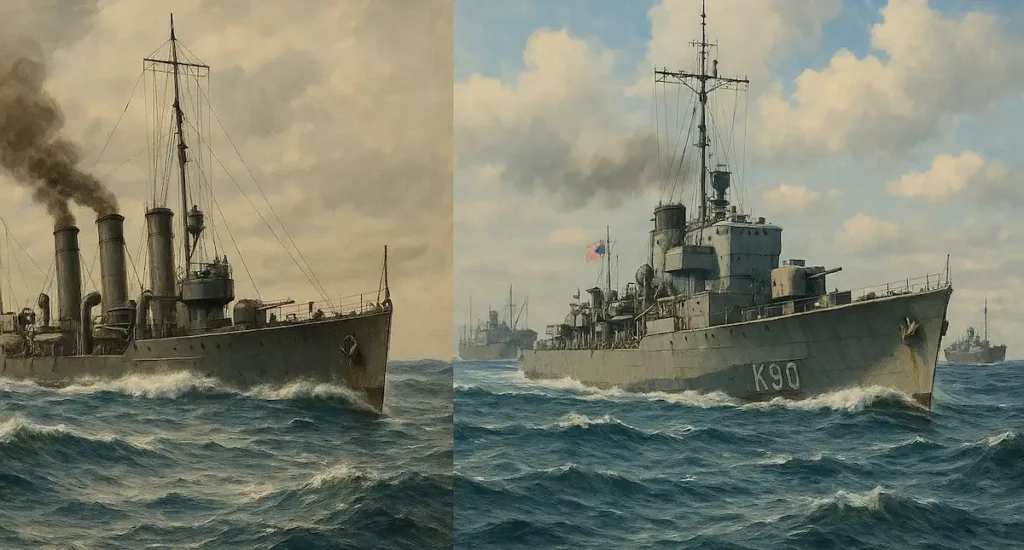 Frigate vs Destroyer History 