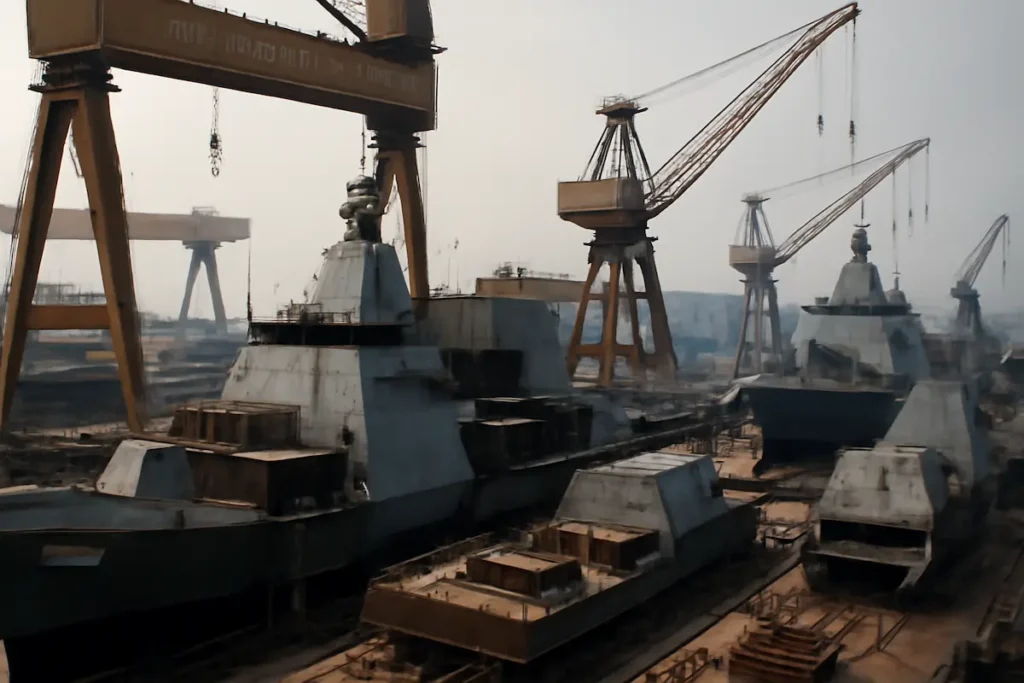 India’s Stealth Frigates Shipyard 2025
