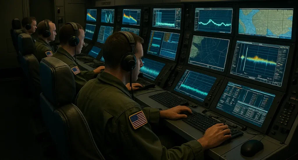 P-8 Poseidon maritime patrol aircraft visu ops